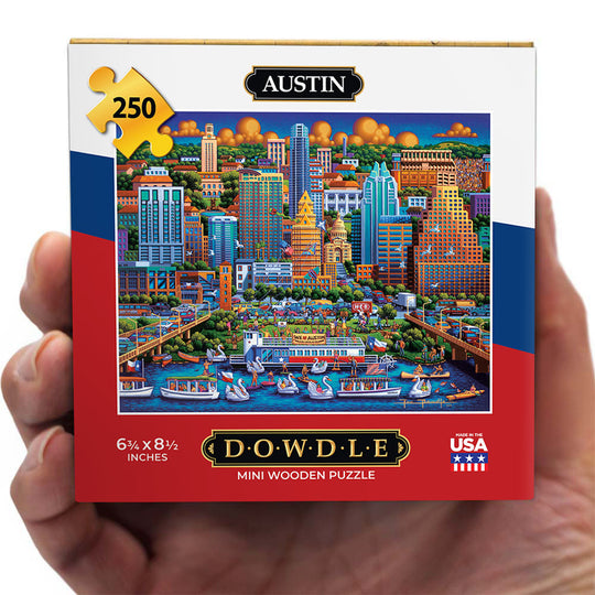 Mini Puzzl Austin - Mini Puzzle - 250 Piece – Boardwalk Puzzles
