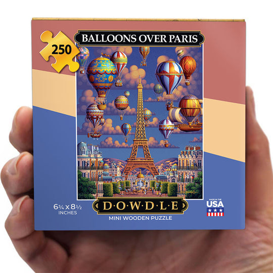 Balloons Over Paris - Mini Puzzle - 250 Piece