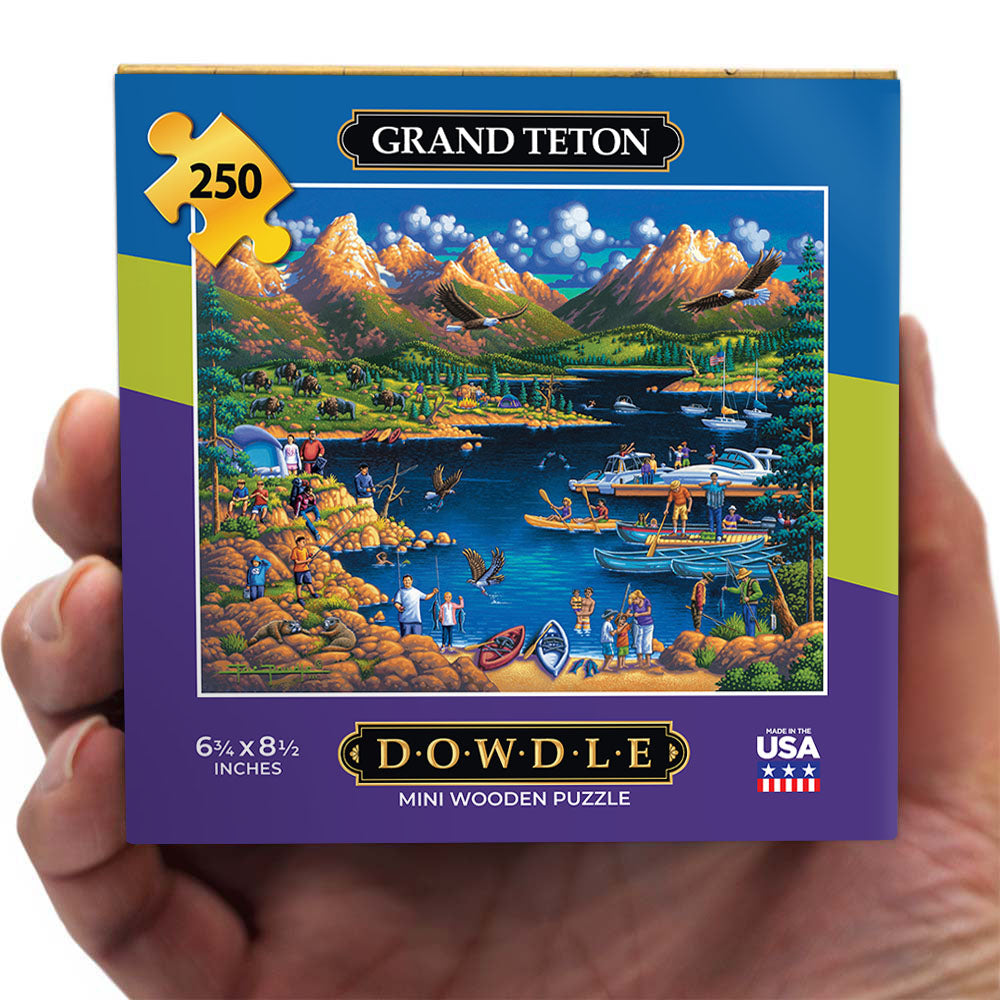 Grand Teton National Park - Mini Puzzle - 250 Piece
