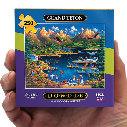 Grand Teton National Park - Mini Puzzle - 250 Piece