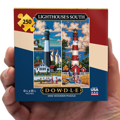 Lighthouses South - Mini Puzzle - 250 Piece