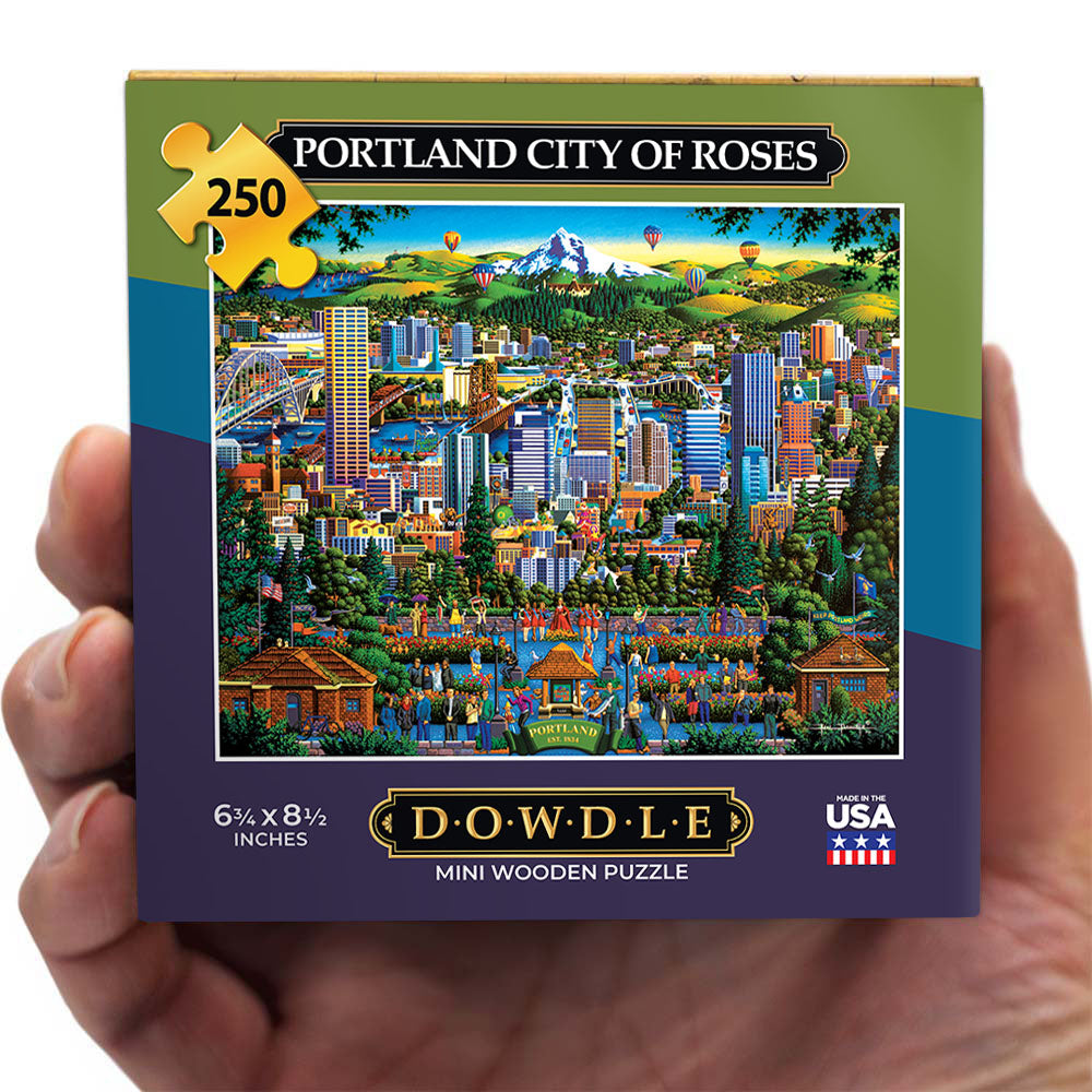 Portland City of Roses - Mini Puzzle - 250 Piece
