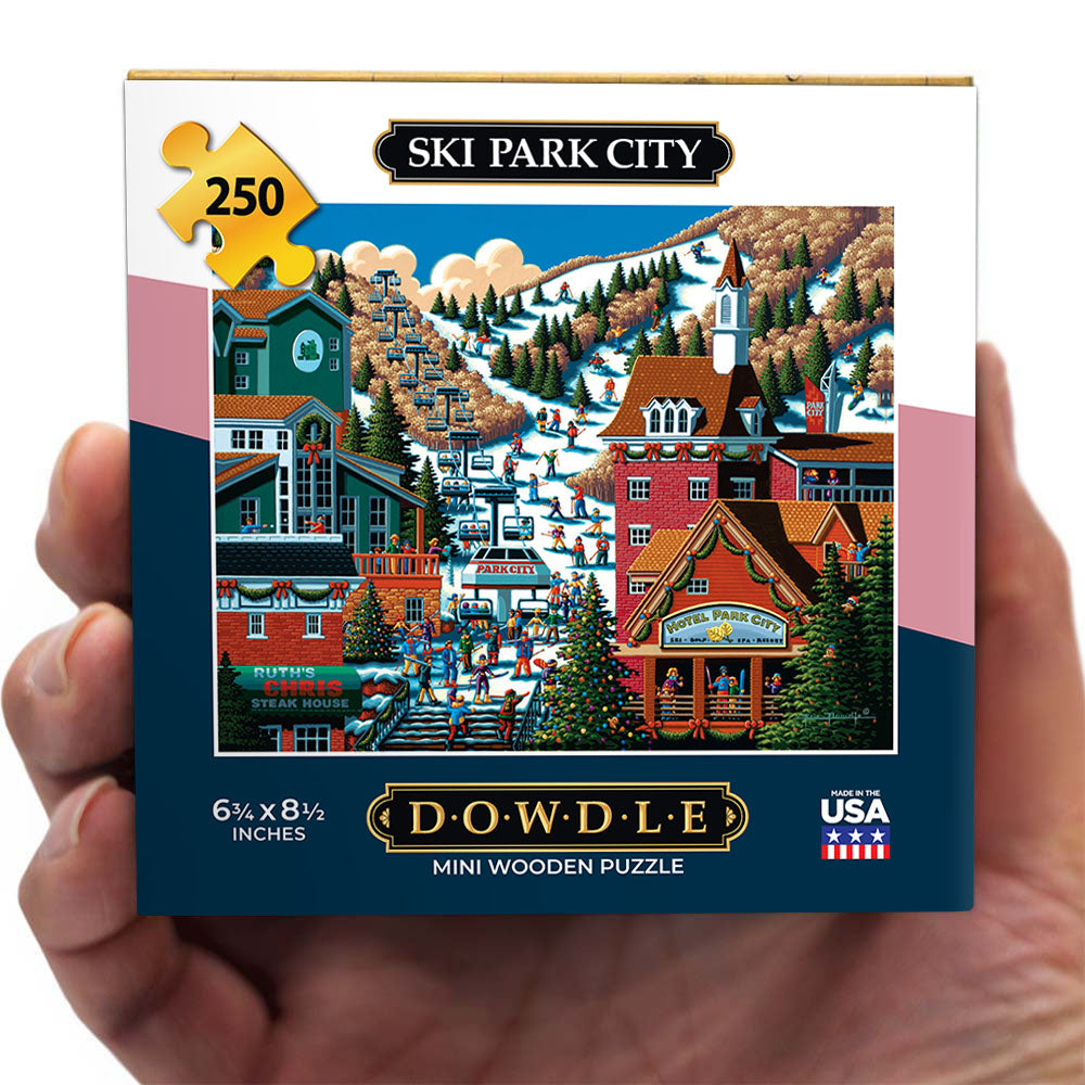 Ski Park City - Mini Puzzle - 250 Piece