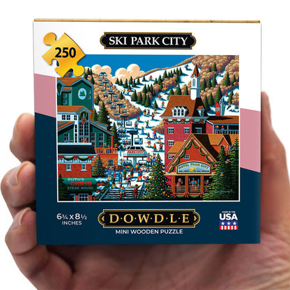 Ski Park City - Mini Puzzle - 250 Piece