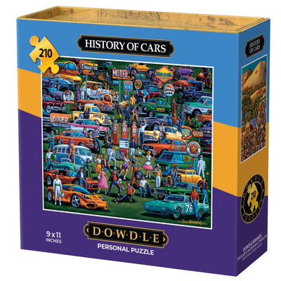 History of Cars | 210 Piece Personal Puzzle