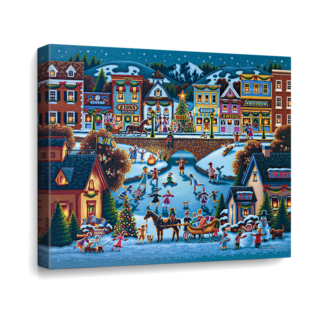 Hometown Christmas Canvas Gallery Wrap