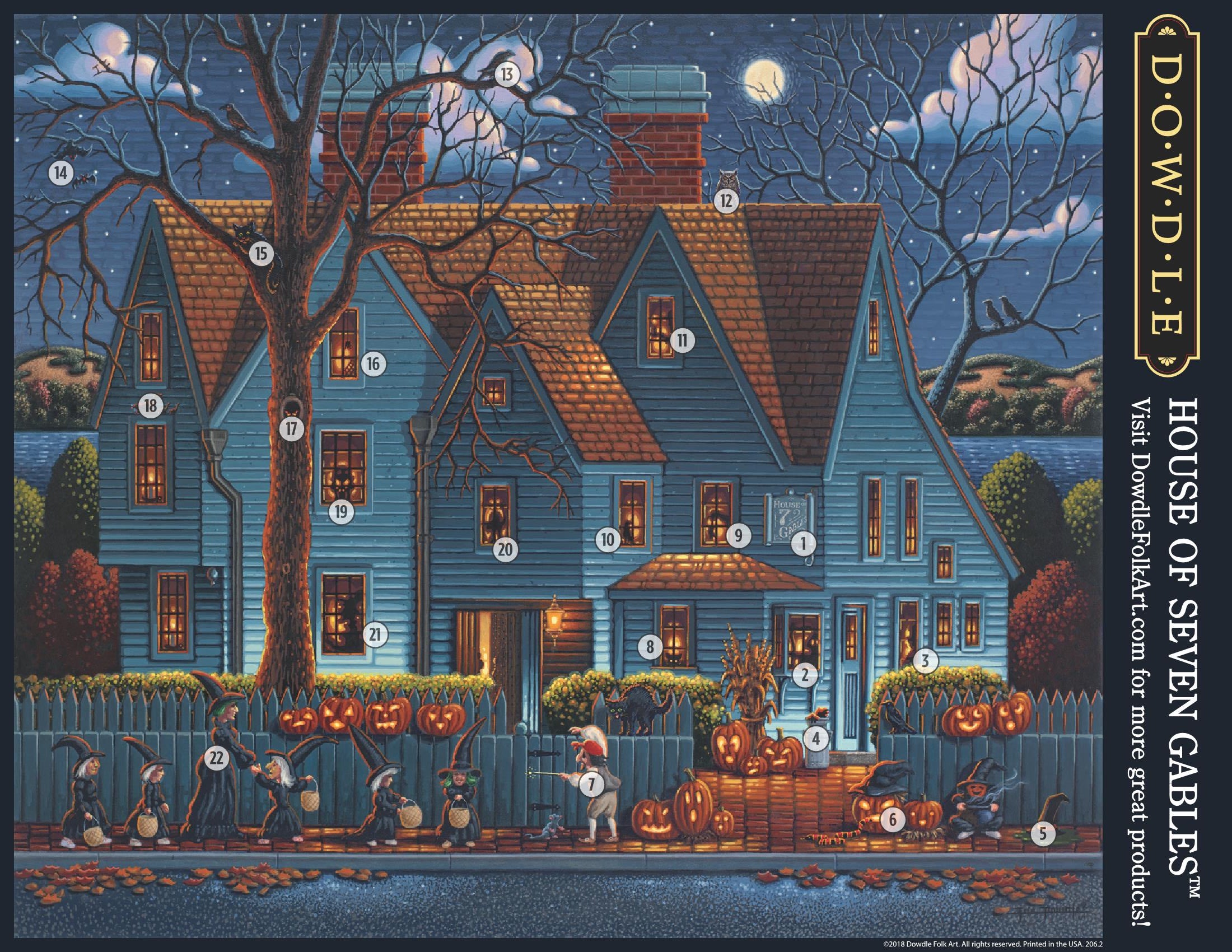 House of Seven Gables Canvas Gallery Wrap