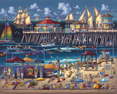 Huntington Beach - Wooden Puzzle