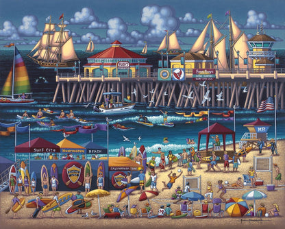 Huntington Beach - Wooden Puzzle