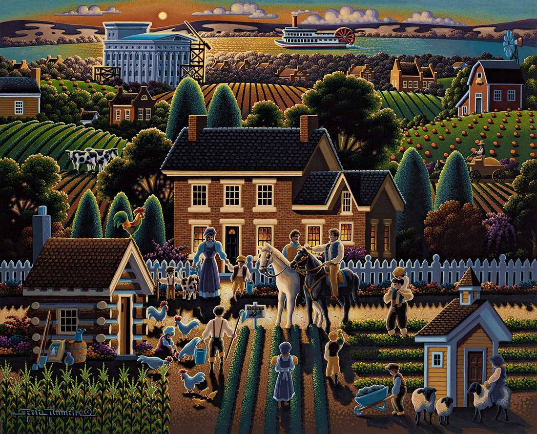 Hyrum Smith Farmhouse Canvas Gallery Wrap