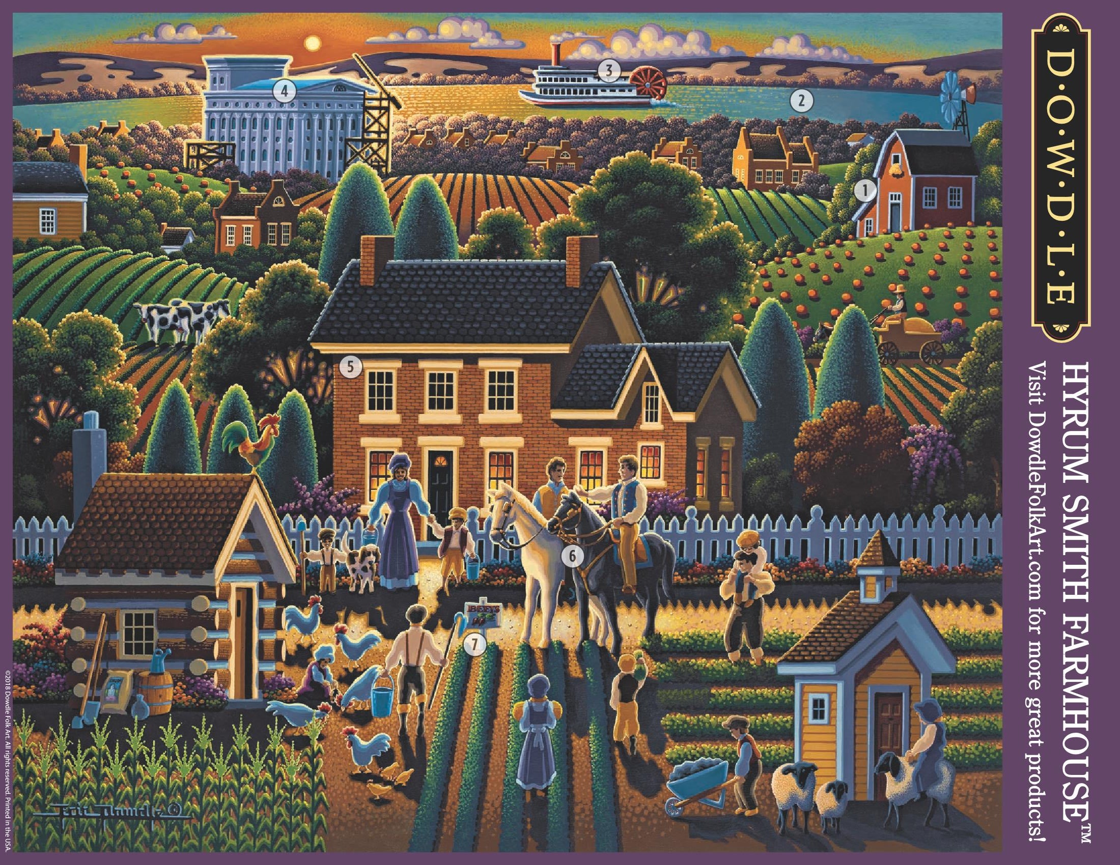 Hyrum Smith Farmhouse Canvas Gallery Wrap