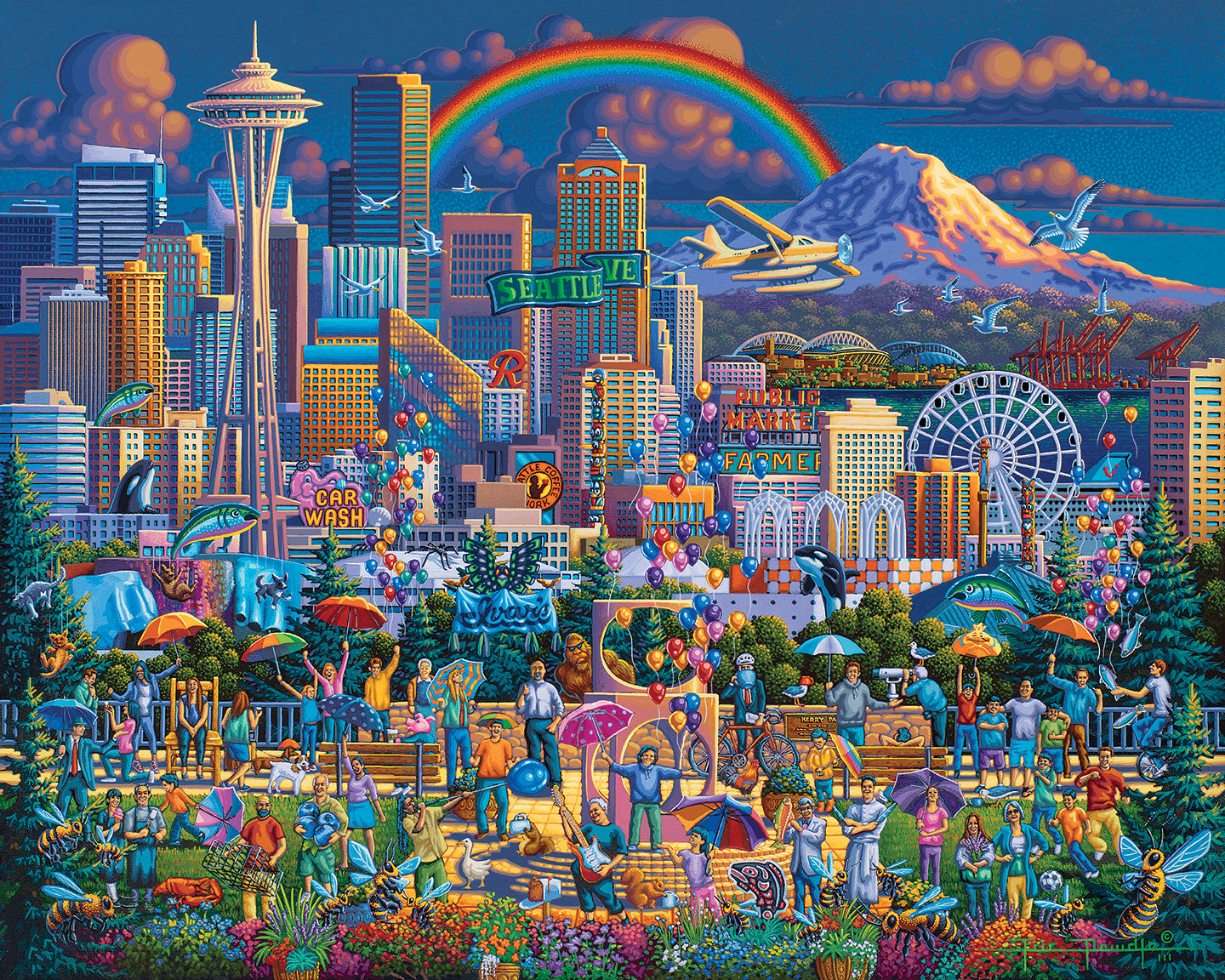I Love Seattle | 210 Piece Personal Puzzle