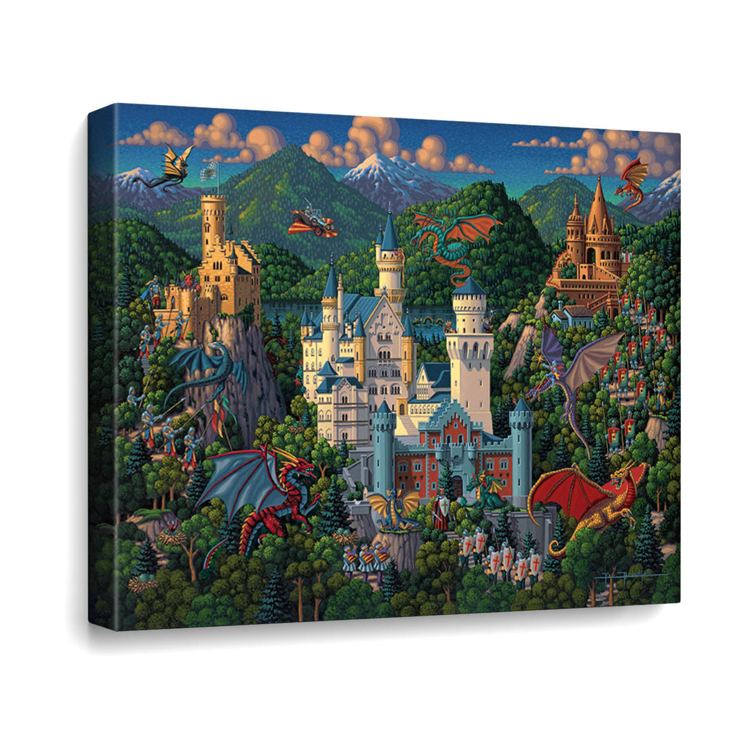 Imaginary Dragons Canvas Gallery Wrap