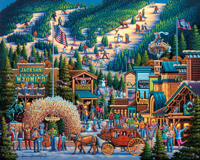 Jackson, WY - Mini Puzzle - 250 Piece