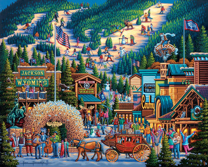 Jackson, WY - Mini Puzzle - 250 Piece