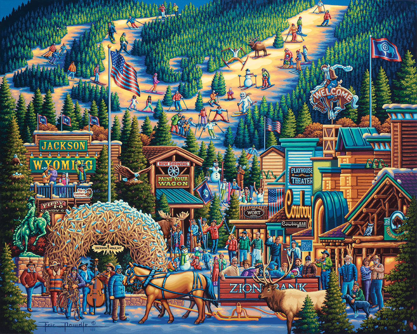 Jackson, WY | 210 Piece Personal Puzzle