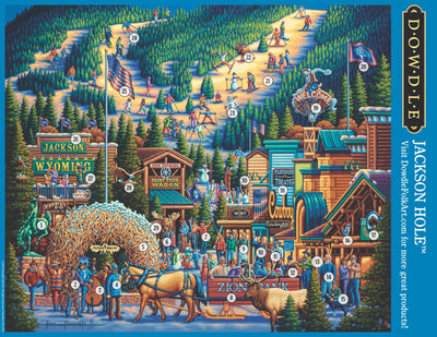 Jackson, WY - Mini Puzzle - 250 Piece