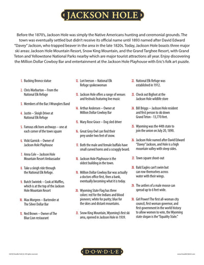 Jackson, WY - Mini Puzzle - 250 Piece