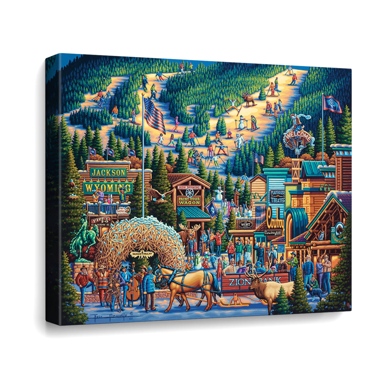 Jackson Hole Canvas Gallery Wrap