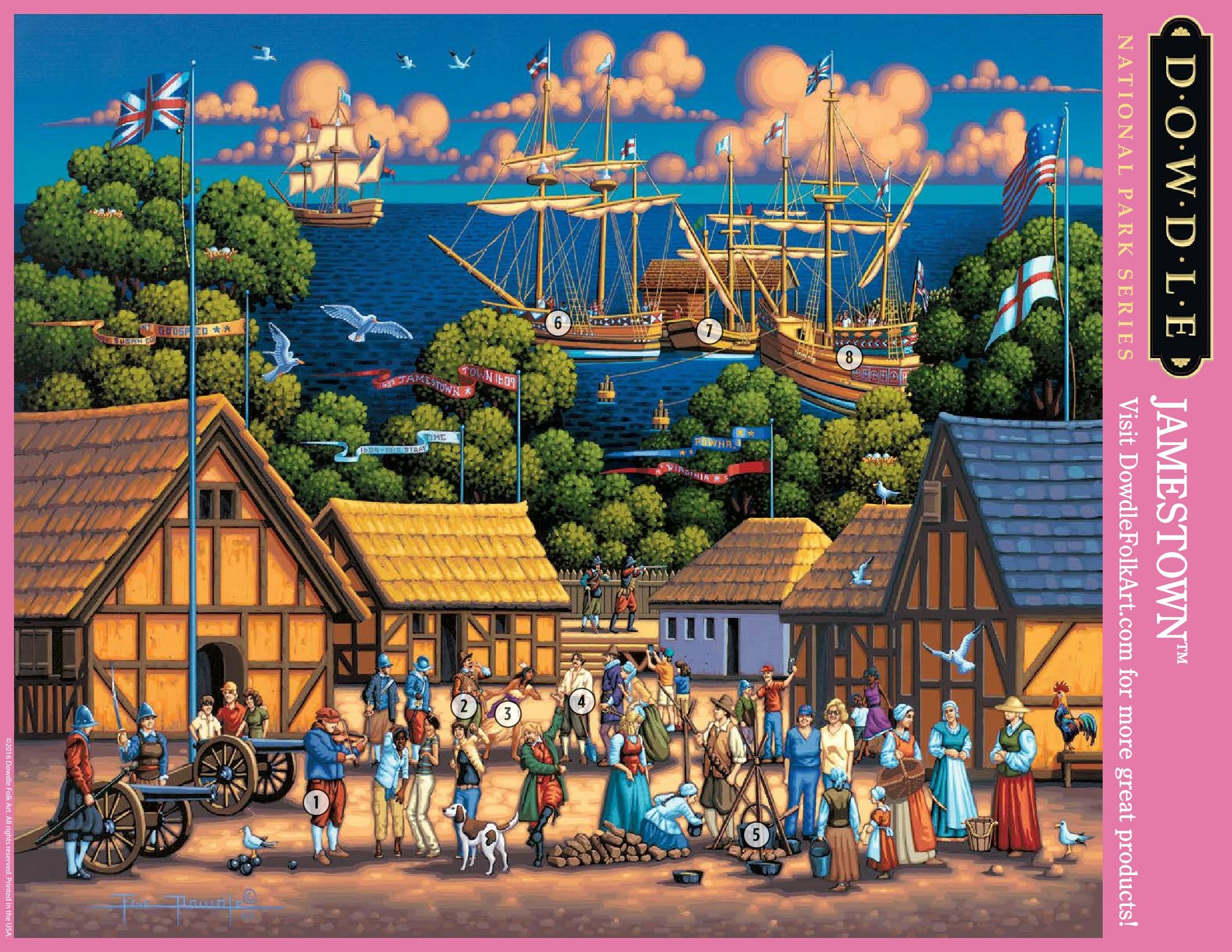 Jamestown National Historic Park Canvas Gallery Wrap