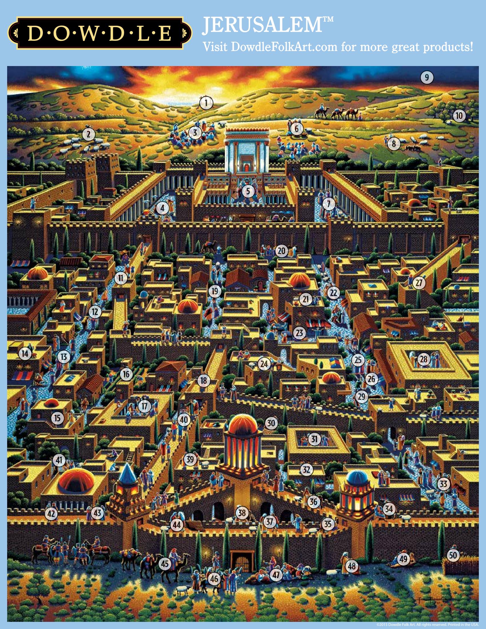 Jerusalem Canvas Gallery Wrap