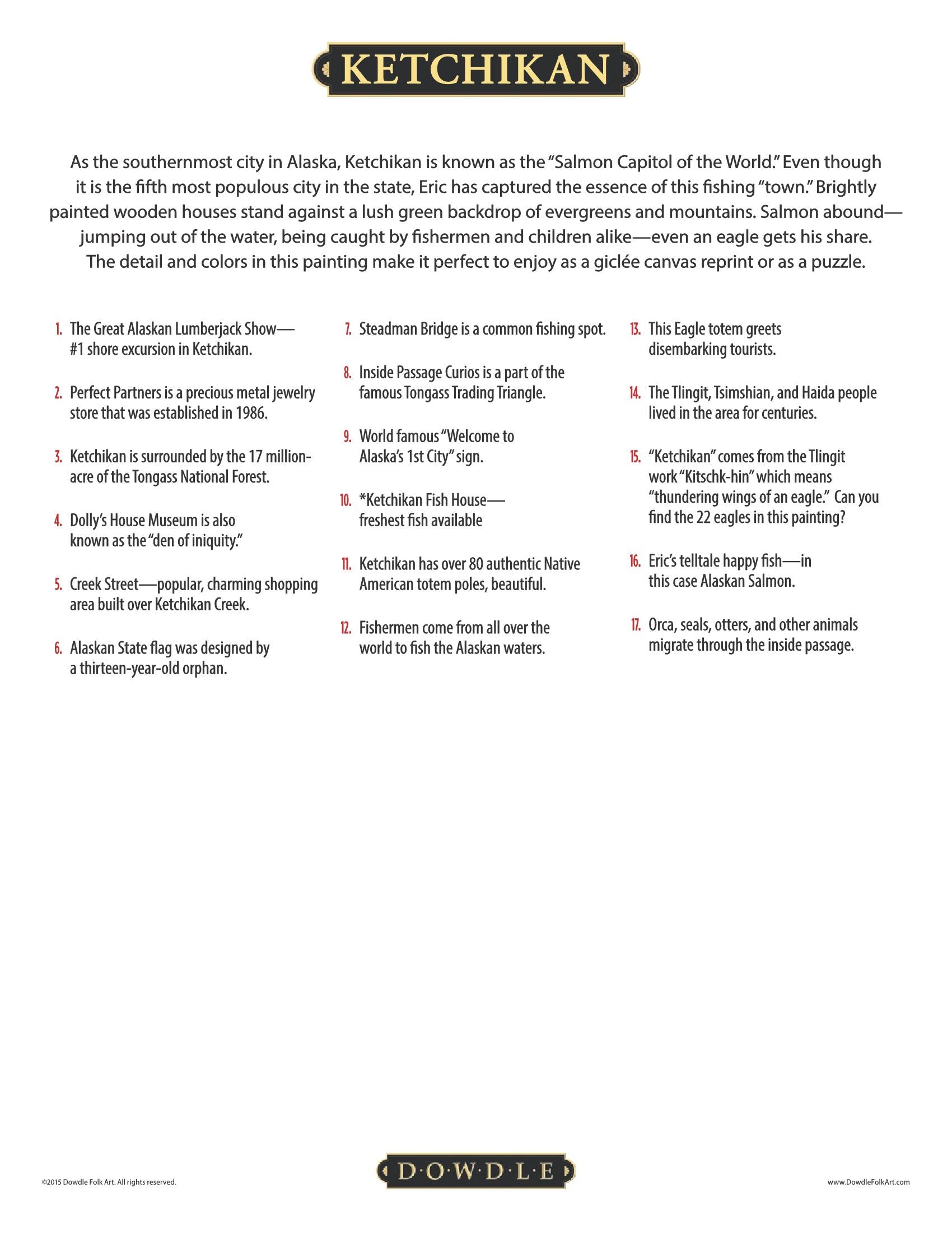 Ketchikan Canvas Gallery Wrap