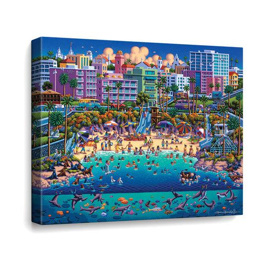 La Jolla Cove Canvas Gallery Wrap