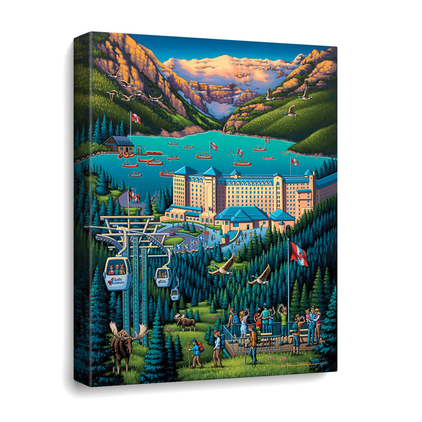 Lake Louise Canvas Gallery Wrap