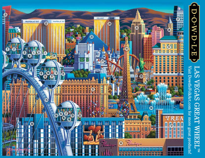 Las Vegas Great Wheel Canvas Gallery Wrap