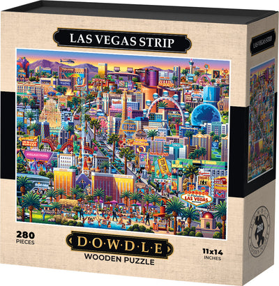 Las Vegas Strip - Wooden Puzzle