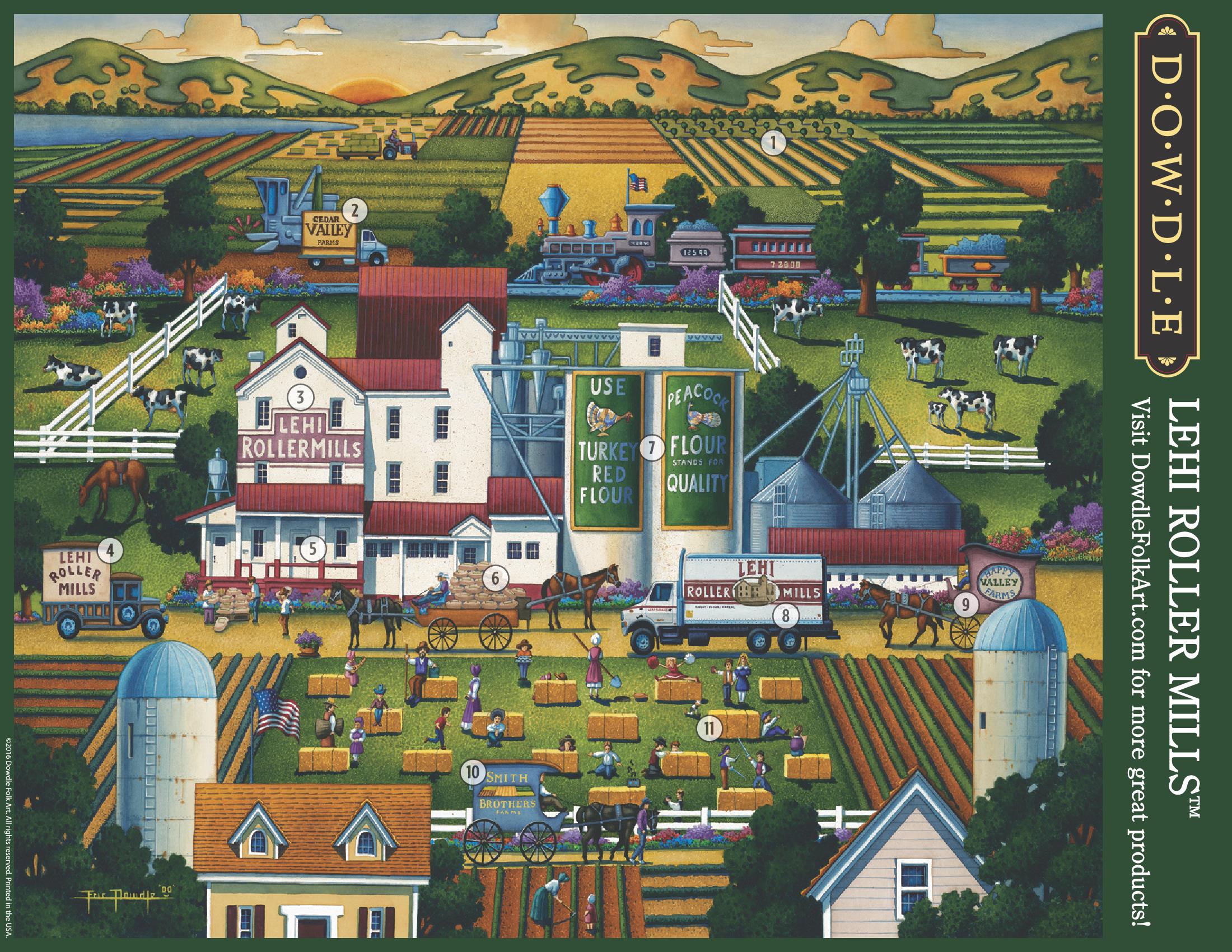 Lehi Roller Mills Canvas Gallery Wrap