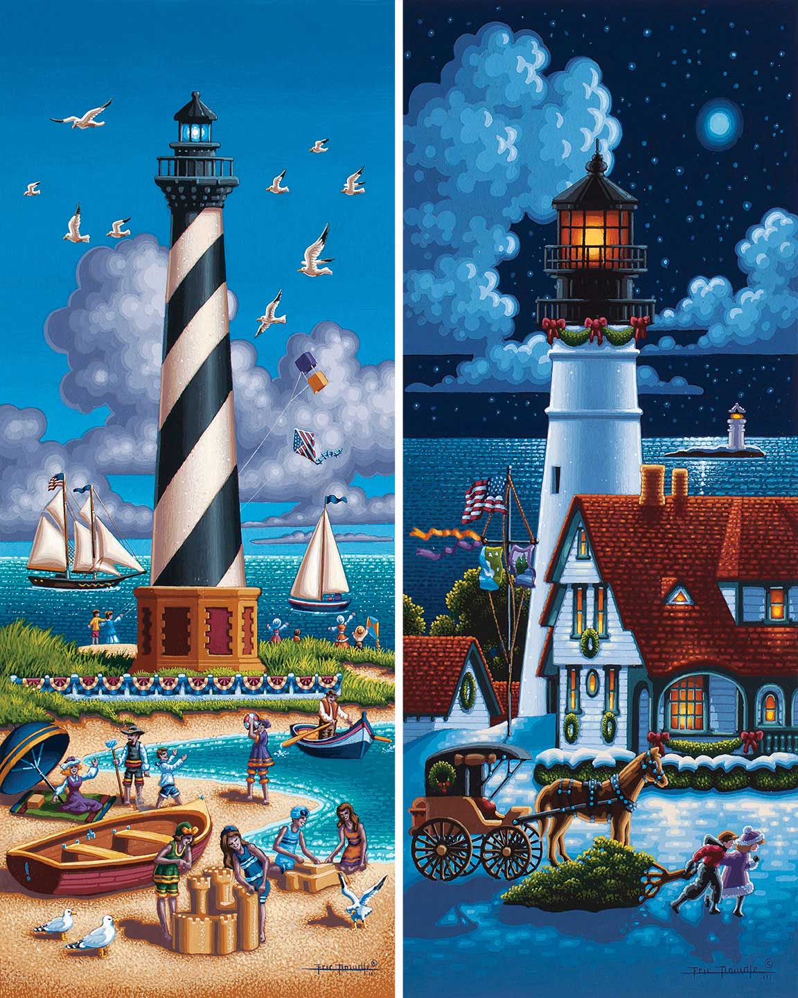 Lighthouses North | 210 Piece Personal Puzzle