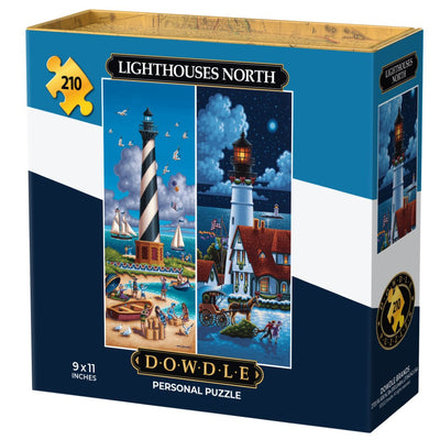 Lighthouses North | 210 Piece Personal Puzzle