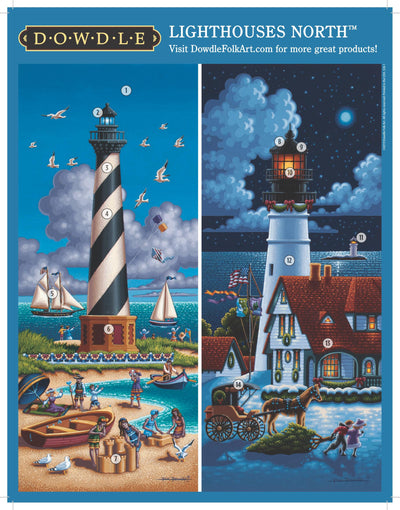 Lighthouses North | 500 Piece