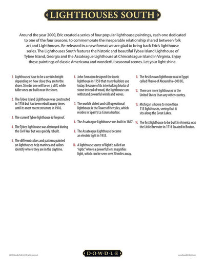 Lighthouses South - Mini Puzzle - 250 Piece