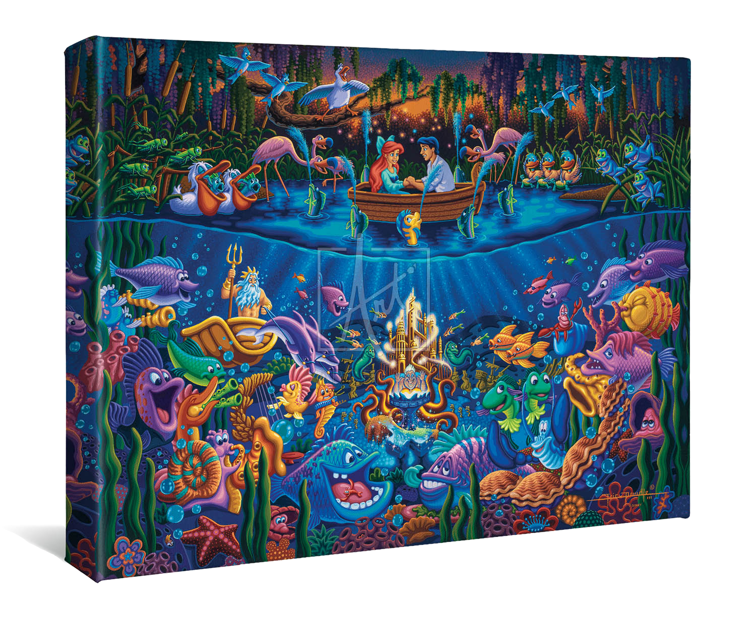 The Little Mermaid Part of Your World Gallery Wrap Canvas