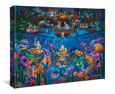 The Little Mermaid Part of Your World Gallery Wrap Canvas