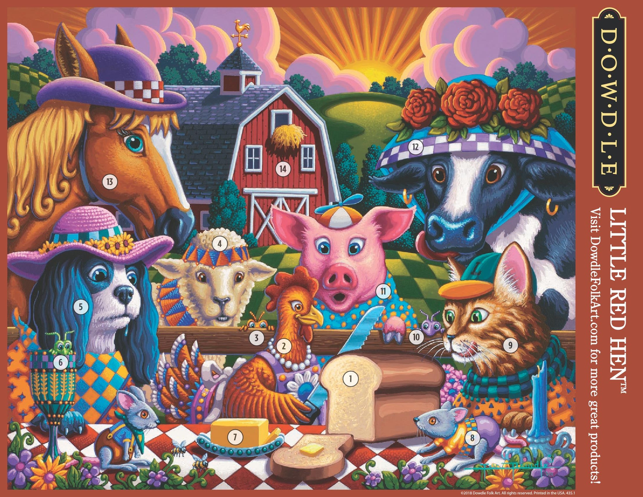Little Red Hen | 500 Piece