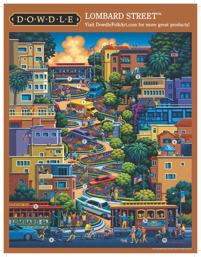 Lombard Street Canvas Gallery Wrap