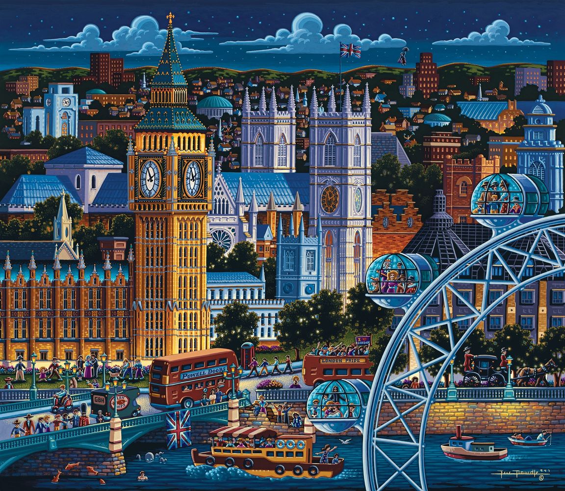 London - Wooden Puzzle