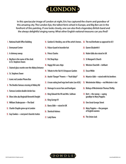 London Canvas Gallery Wrap