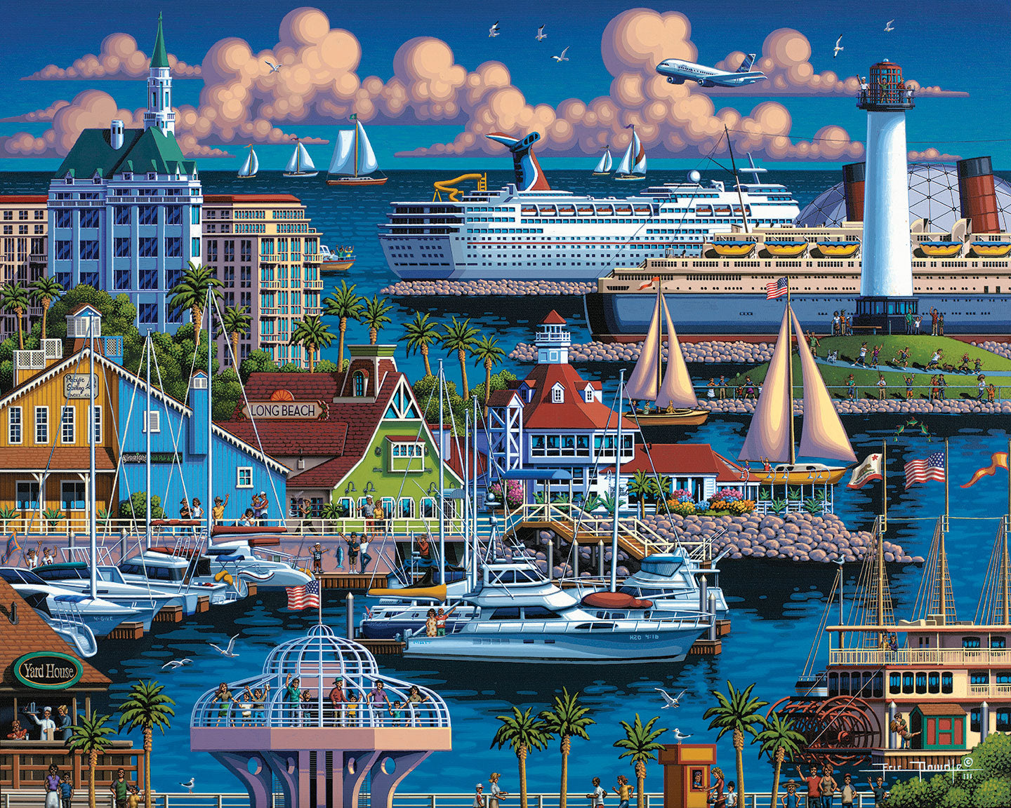 Long Beach | 210 Piece Personal Puzzle