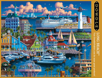 Long Beach Canvas Gallery Wrap