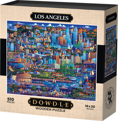 Los Angeles - Wooden Puzzle
