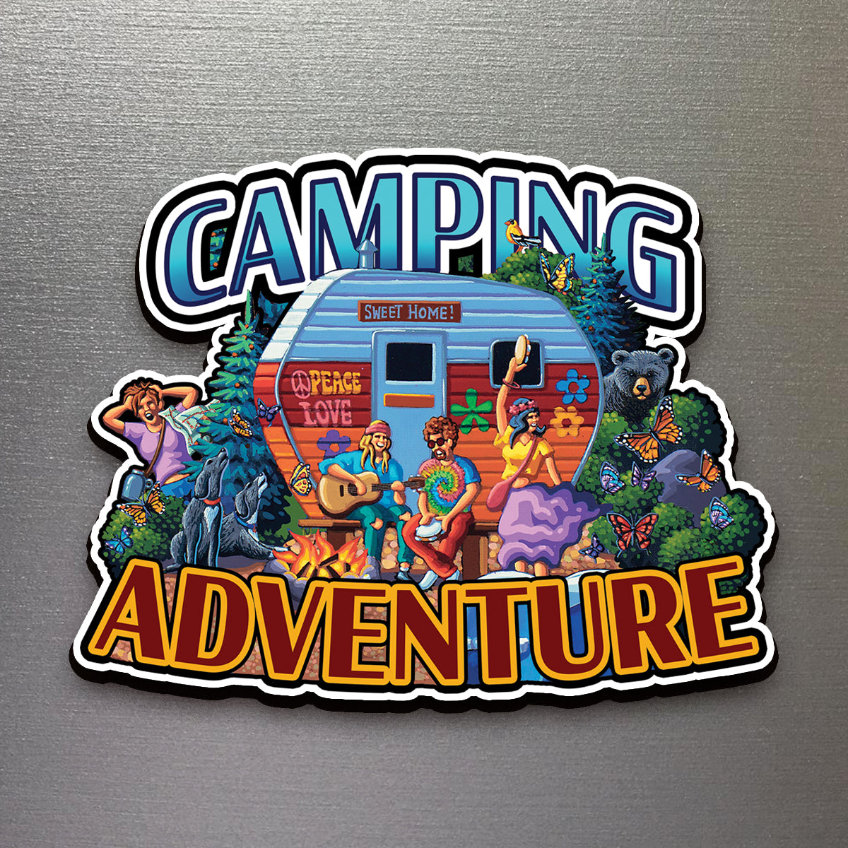 Camping Adventure - Magnet