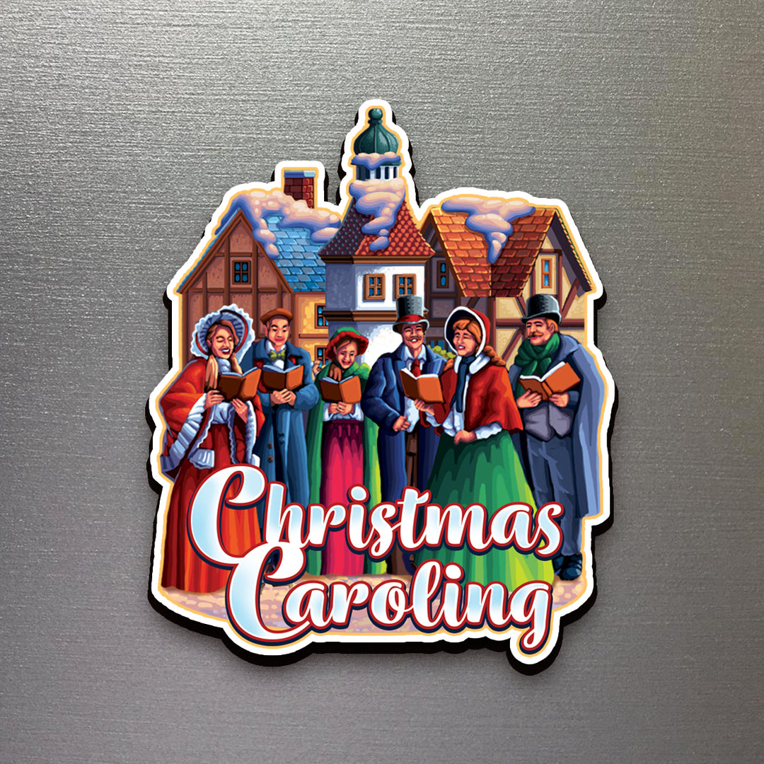 Christmas Caroling - Magnet
