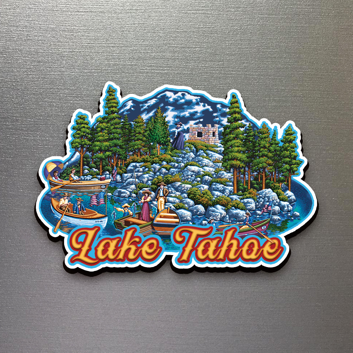 Lake Tahoe - Magnet – Dowdle Folk Art