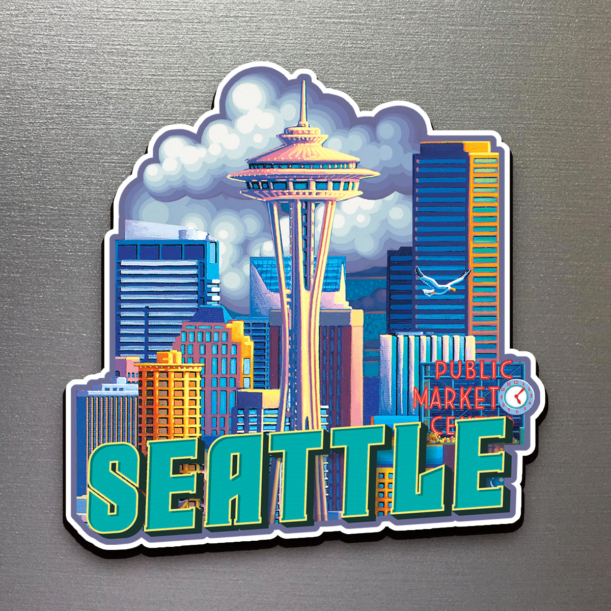 Seattle - Magnet – Boardwalk Puzzles