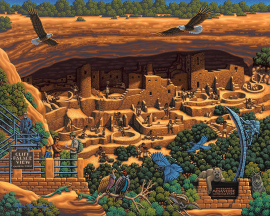 Mesa Verde National Park - Mini Puzzle - 250 Piece