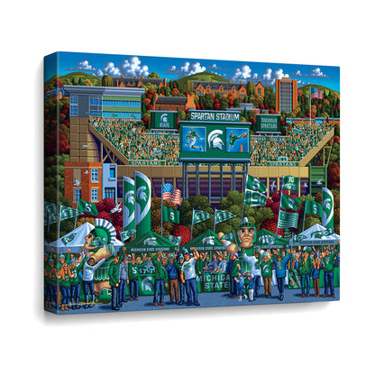 Michigan State Spartans Canvas Gallery Wrap